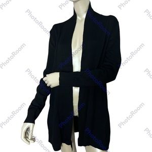 Esperanza New York Black Laser cut Cardigan Sweater